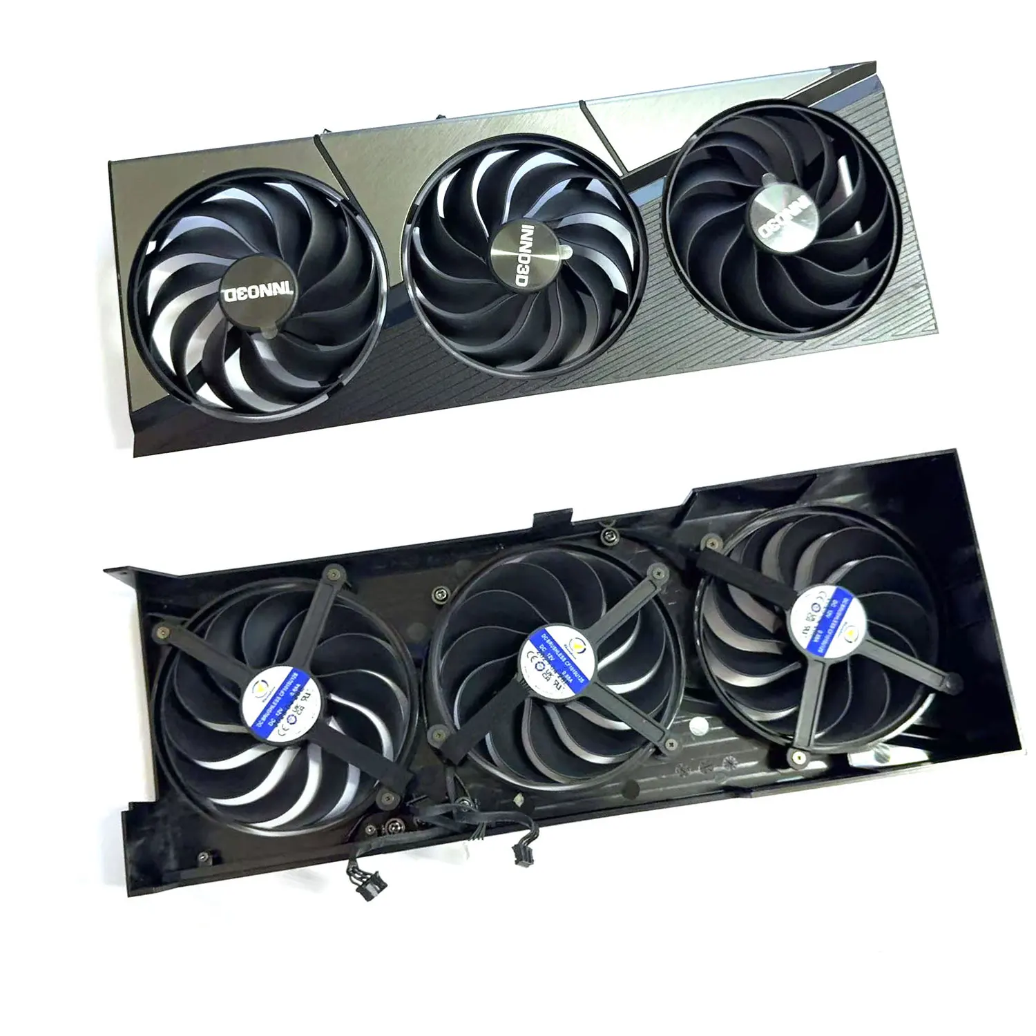 Graphics Card Fan Housing 4 PIN CF1015U12S 12V 0.55A RTX 5090 GPU Fan for INNO3D GeForce RTX 5090 D Nighttime X3 video card fans