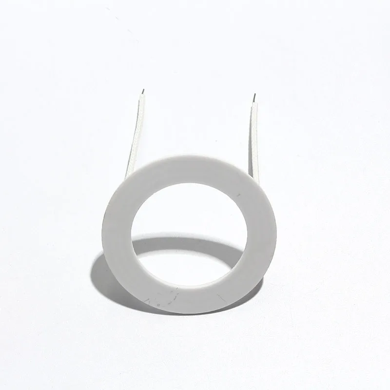 ODΦ55mm IDΦ36mm MCH plaque chauffante en céramique annulaire haute température plaque chauffante en céramique d'alumine 12V6W 24V25W