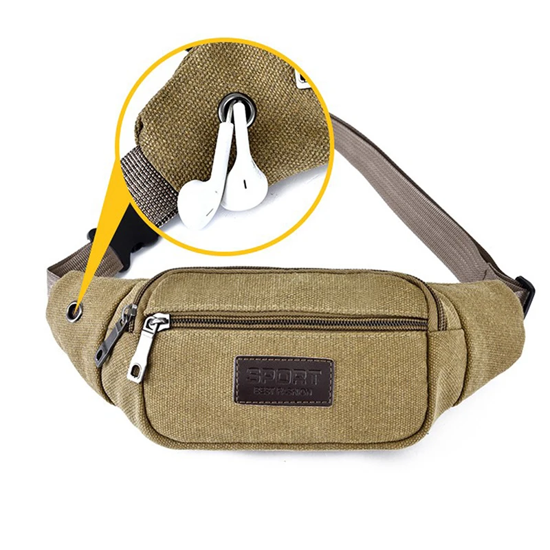 1Pc Unisex Functional Waist Bag Mobile Phone Bag Men And Women Convenient Belt Banana Bag Fanny Pack Men Cycling Accessories