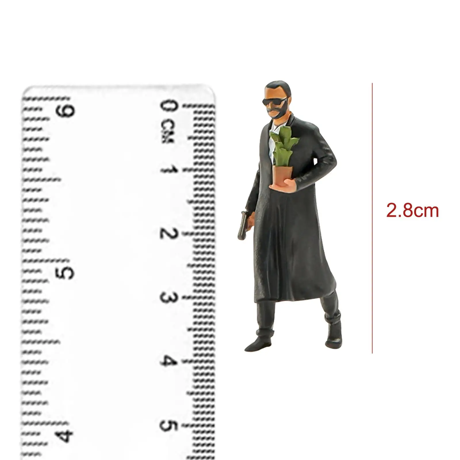 Miniatur-Diorama-Figur im Maßstab 1/64 für Diorama-DIY-Szenen layout