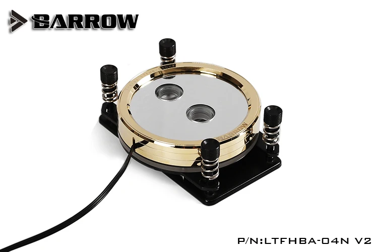 Barrow LTFHBA-04N V2 Gold Plated RGB LRC2.0 CPU Water Cooling Block for AMD AM2 AM3 AM4 Cleanance