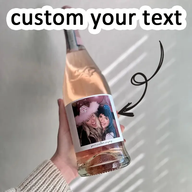 

1/4/8/12pcs Custom Wine Bottle Stickers for Weddings, Holiday Labels, Personalized Gifts, Party Decorations