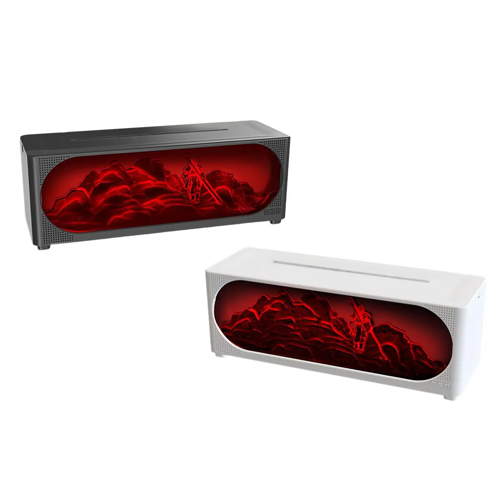 Fireplace Flame Essential Oil Diffuser Humidifier Quiet for SPA Indoor Yoga