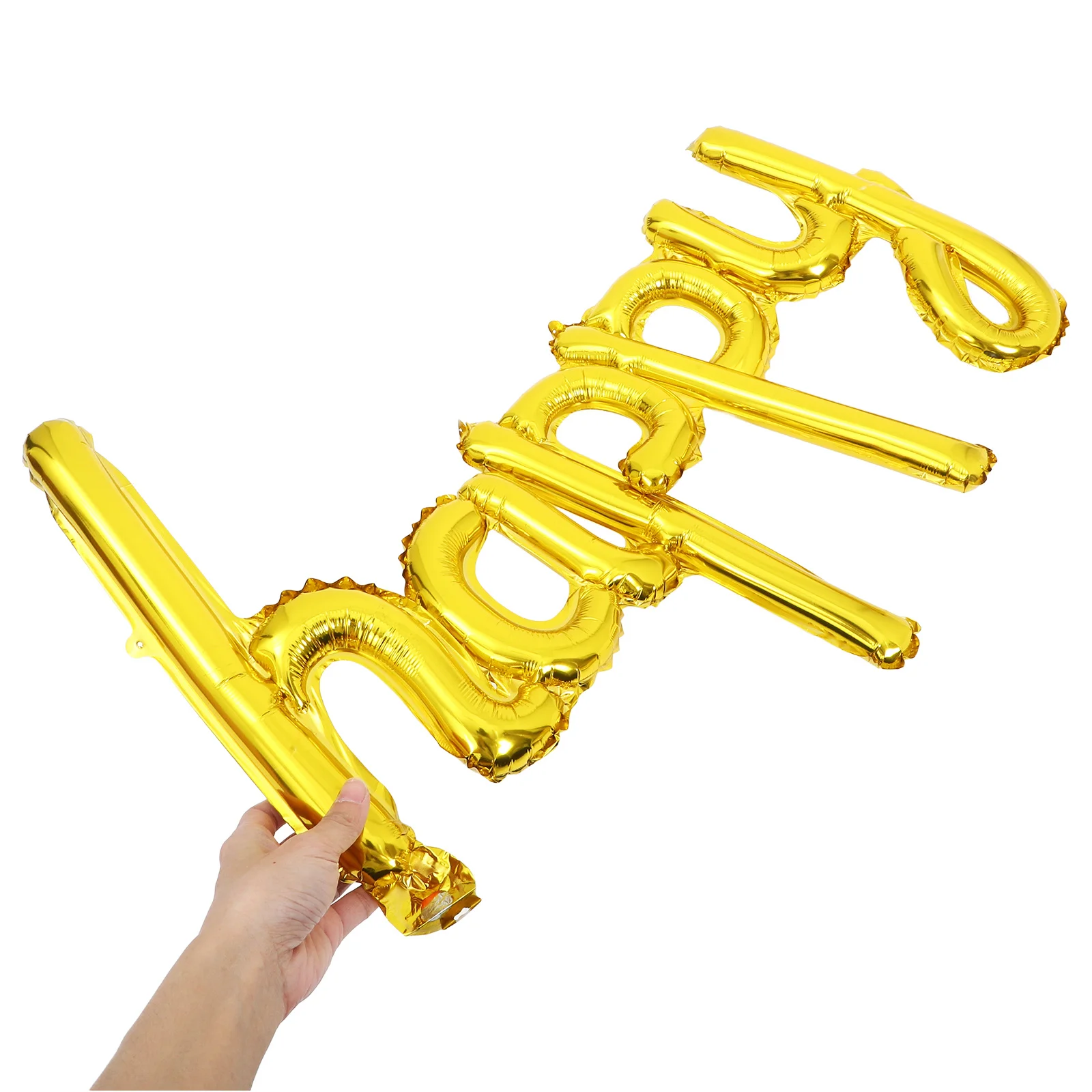 

1Set Aluminum Foil Balloon Durable Latex Happy Birthday Party Decoration Bright Vivid Birthday Balloon Backdrop Photo Prop