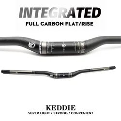 KEDDIE carbon MTB handlebar carbon handlebar carbon bicycle handlebar MTB parts 31.8*600-760mm