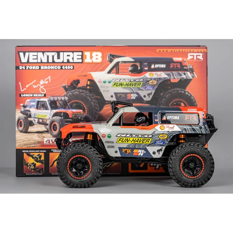 HPI シミュレーション 1/18 フラックス U4 ラングラー 4400 四輪駆動 ラジコン 電動 オフロードカー おもちゃ 男の子向け