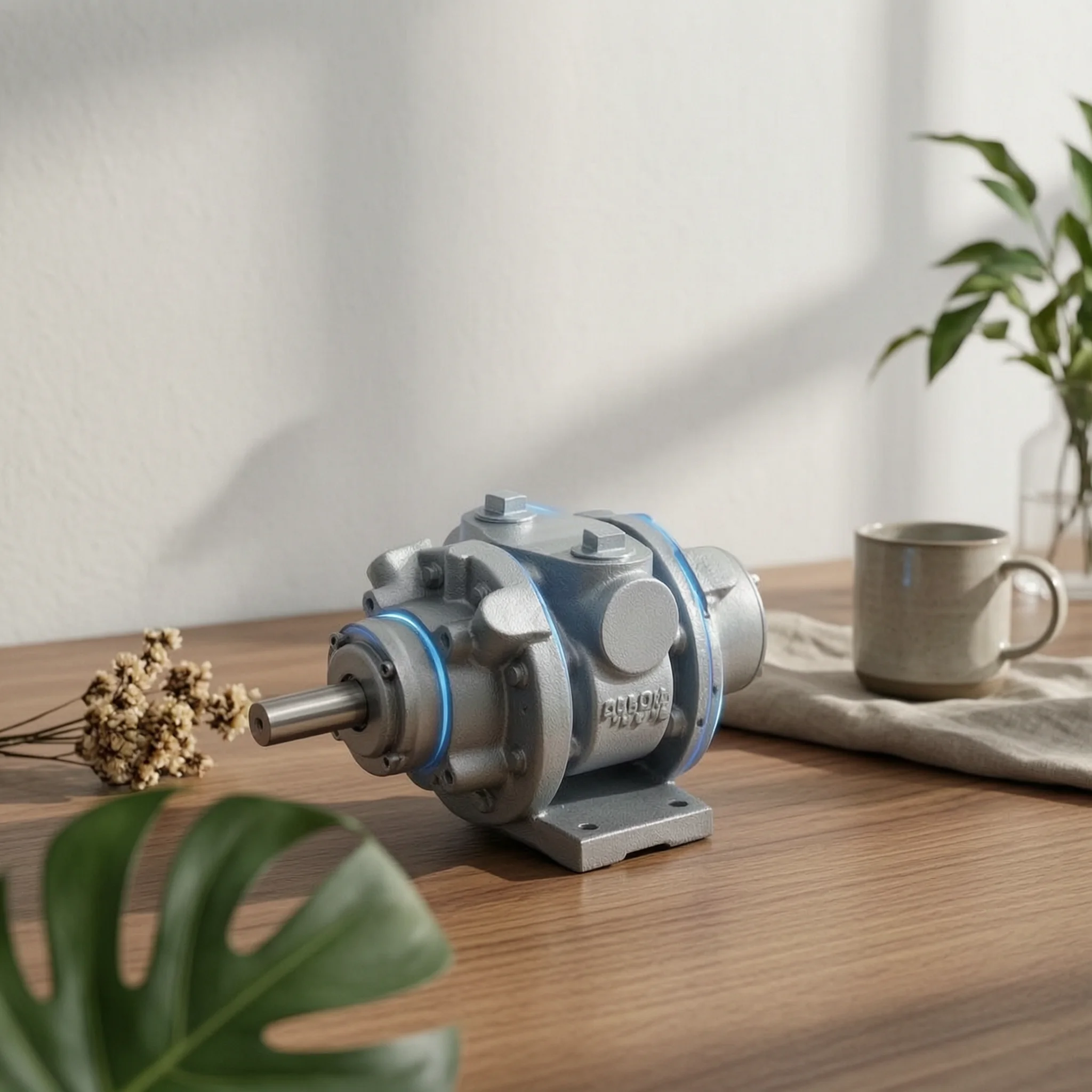 Pneumatic Vane Air Motor Adjustable Speed Pneumatic Motor with Metal Housing Arc-Sparkless-Sparkless-Sparkless Non-Electric