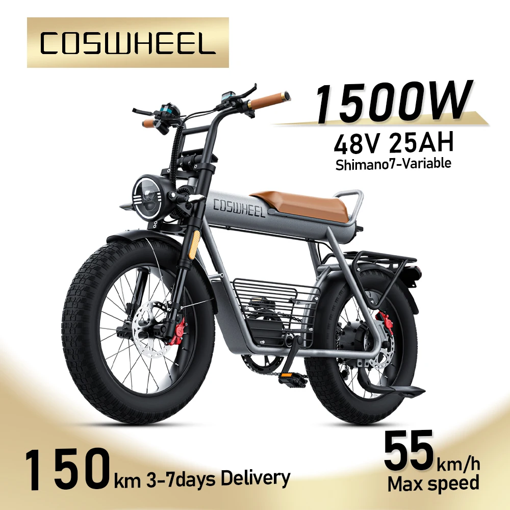 Electric Bike 20 Inch Fatbike Road E bike Mountain bike Ebike 48V 25AH Removable Battery Bikes Electric Bicycle For Adults