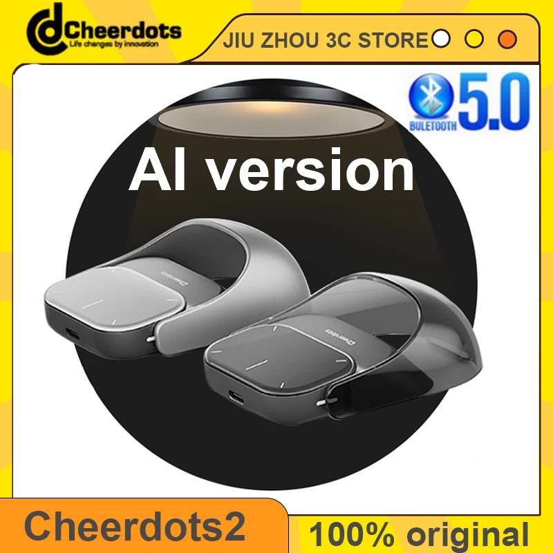 Cheerdots Cheerdots2 Intelligent Ai Magnetic Split Air Mouse Portable Wireless Bluetooth 5.0 Office Conference Speech Custom