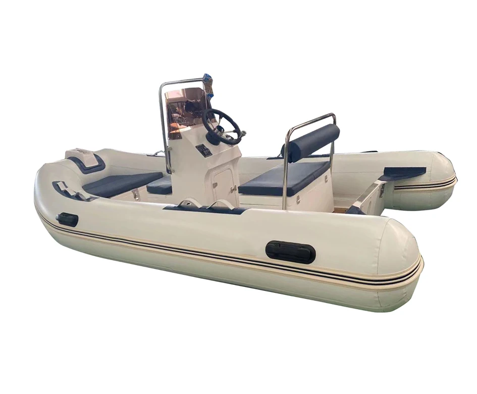 12ft RIB360 Orca/PVC/Hypalon Rigid Fiberglass Hull Inflatable Tender Boat For Rowing