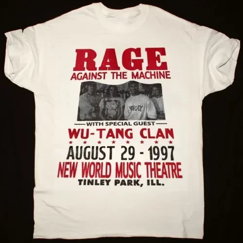 

New Rare Rage Against the Machine Tour Cotton All Size T Shirt 1CM1831 long or short sleeves