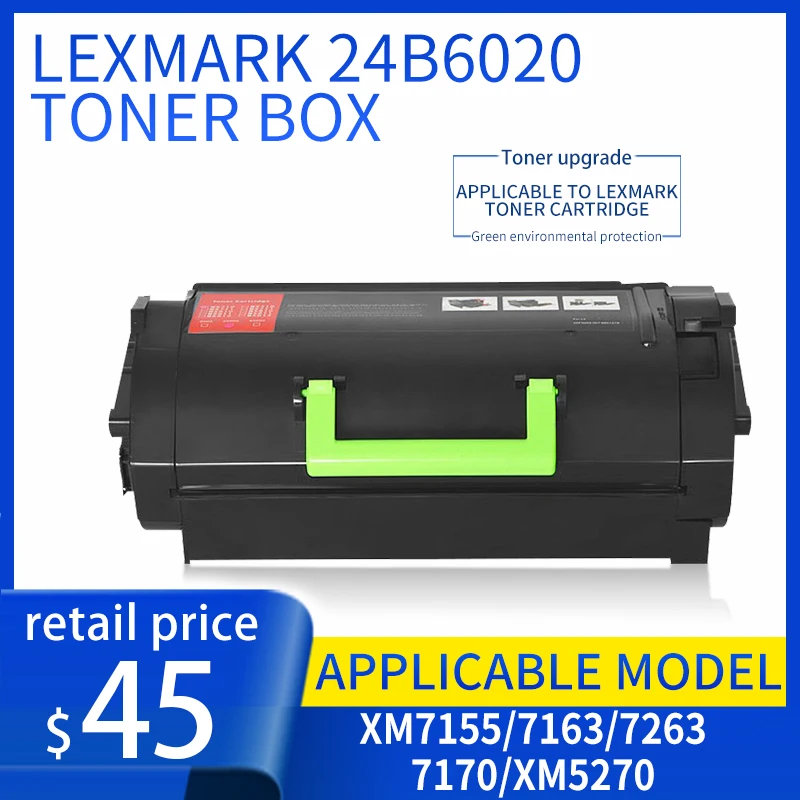 

Lexmark 24B6020 Compatible Toner Cartridge for XM7155/7163/7263/7170/XM5270 Office Equipment & Supplies