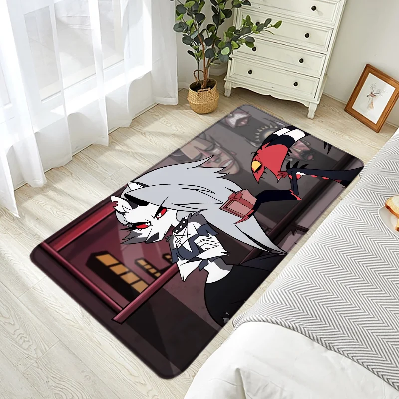 Loona Helluva Boss Rugs Things to the Room Rug Mat Entrance Doormat Design Carpet for Kitchen Home Accsessories Floor Mats Foot