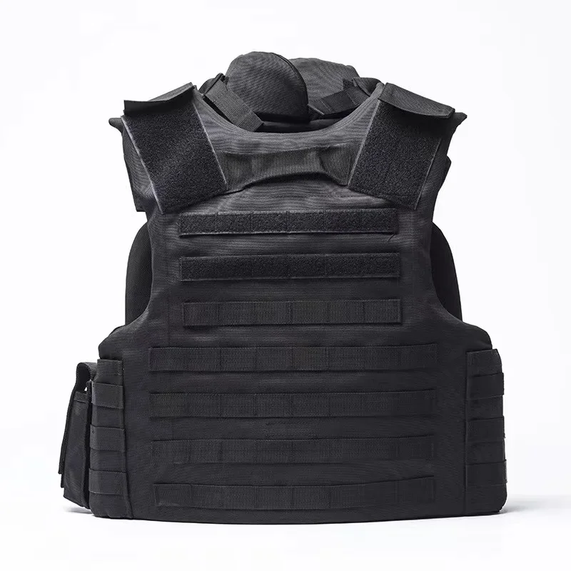 HIKWIFI Full Body Tactical Vest and Plate Carrier PE Soft Panel Safety Gear for Field Combat Full Protection in Self Defense