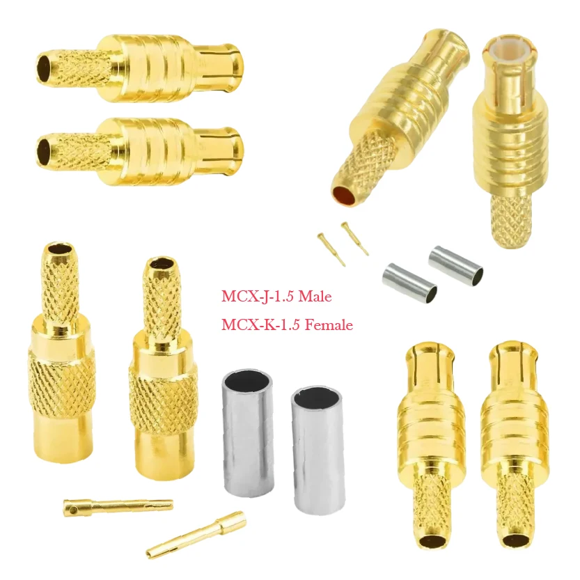 

RG316 RG174 Coaxial Cable MCX Connector Male Female Crimp Pl