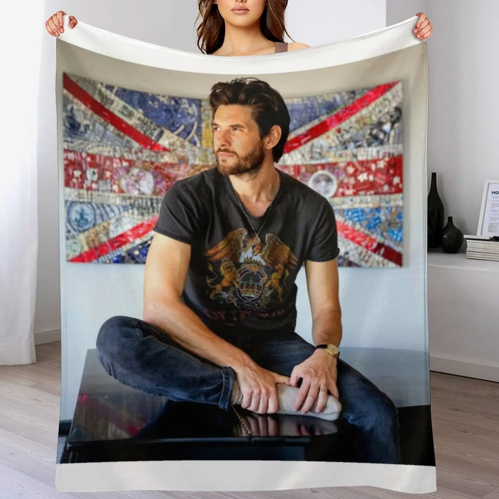 

Ben Barnes on his Piano Throw Blanket