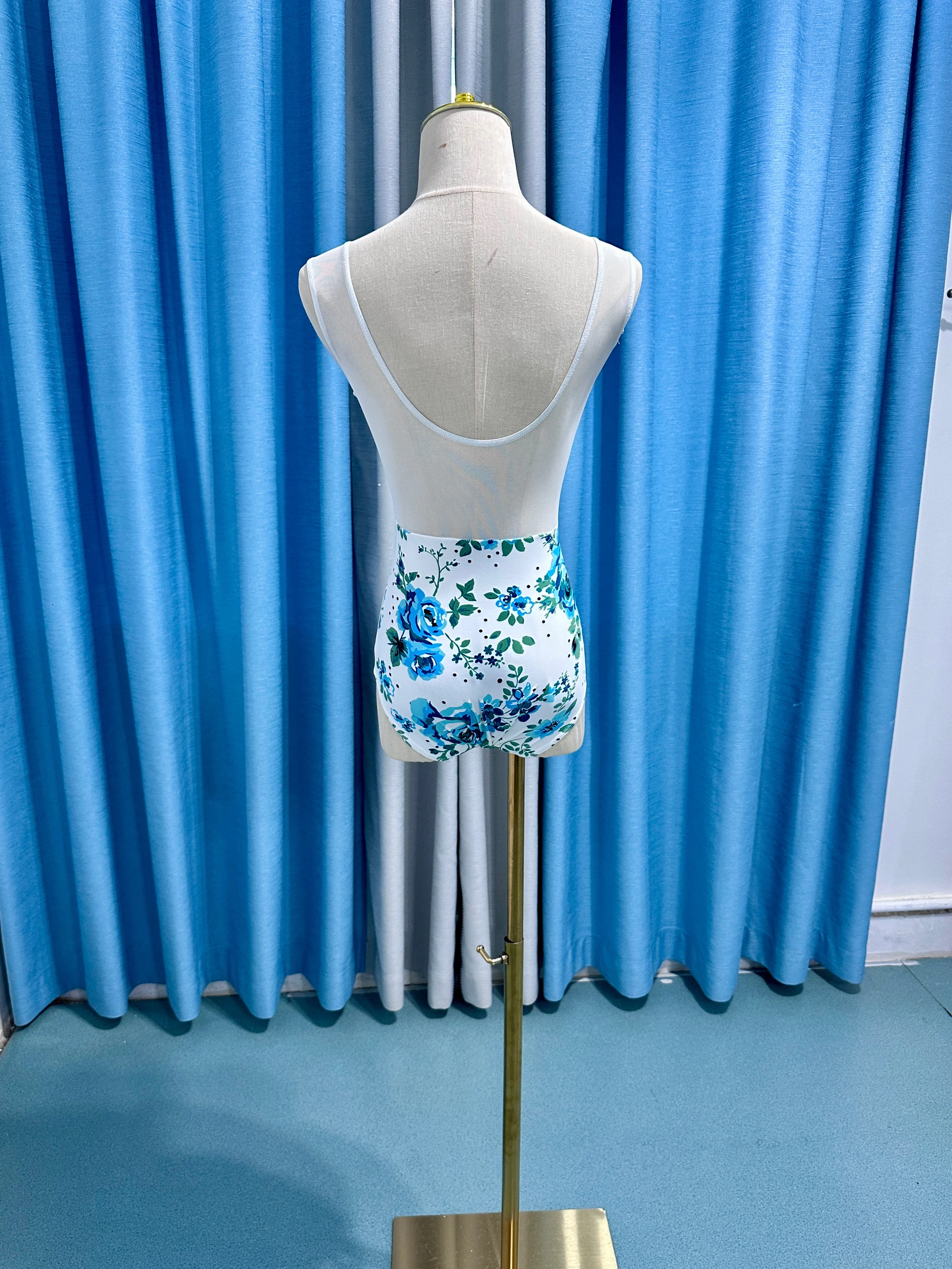 Ballett Tanz Trikot Erwachsene tägliche Praxis Tanz kleidung Frauen Advanced Printing Ballett Trikot elegante Yoga Overall – Detail 12