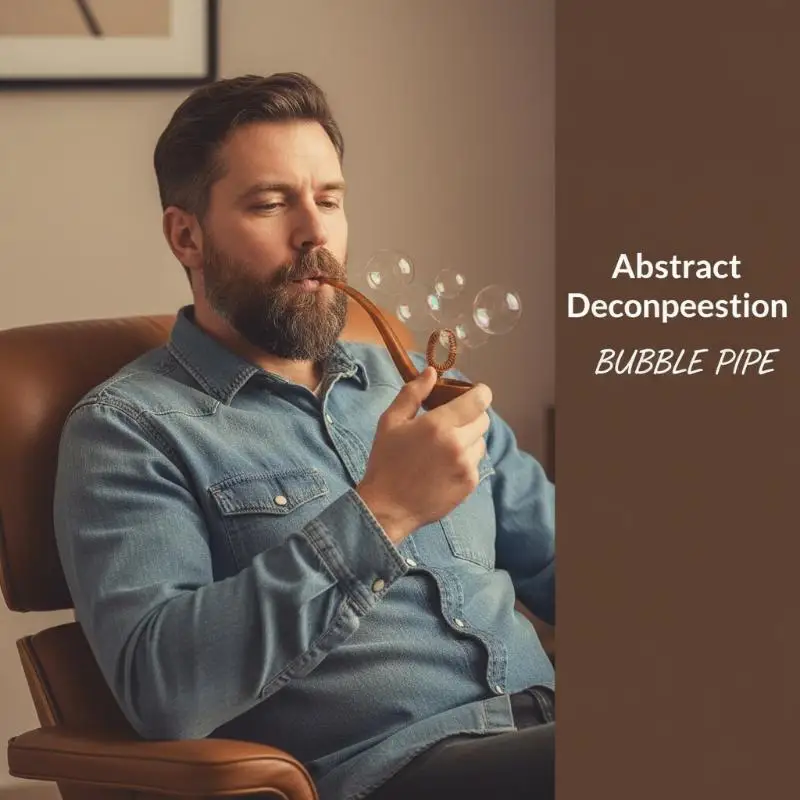 Novelty Simulation Wizard Pipe Bubble Maker Stress Relief Funny Bubble Maker Toy