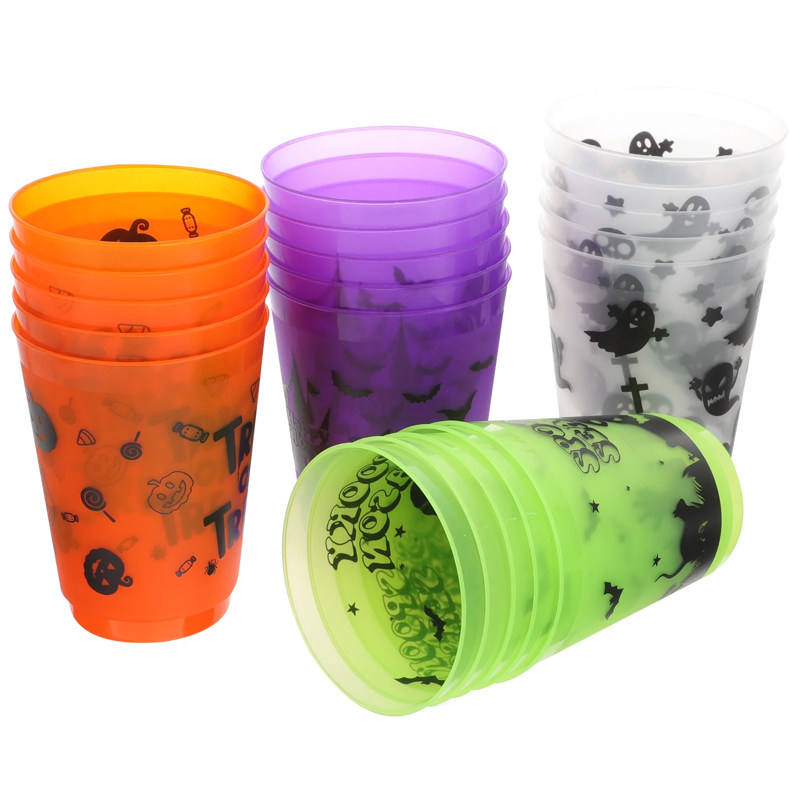 

20 Pcs Milk Cup Multi-function Water Mug Decorative Juice Storage Cups Halloween Drinking Mugs