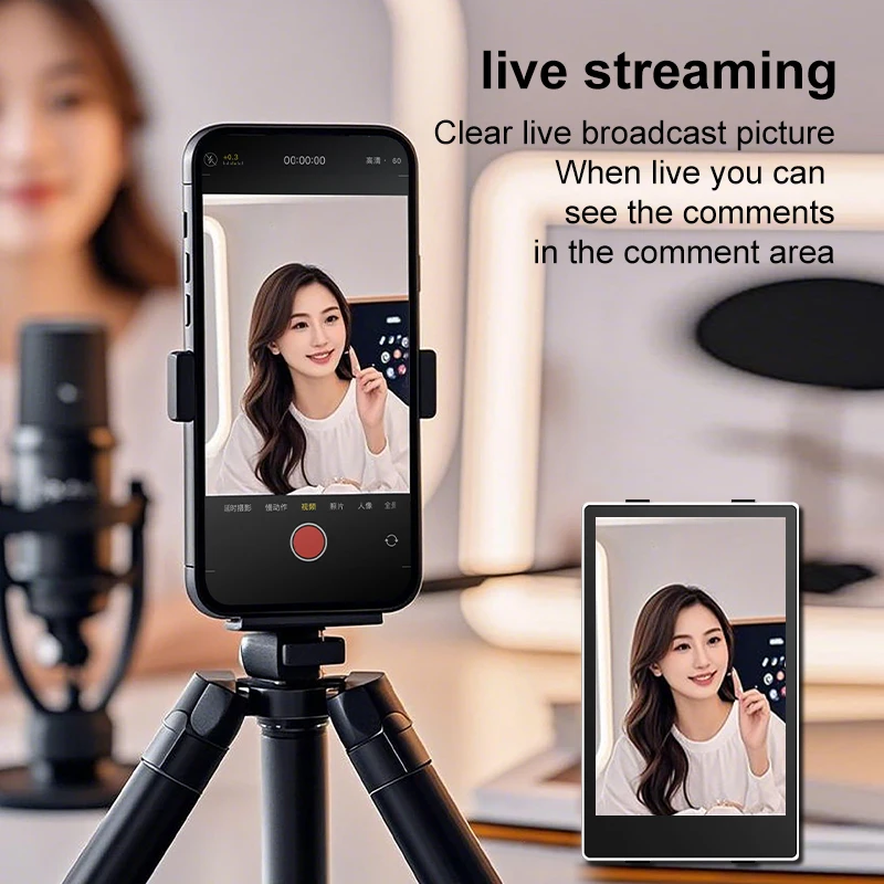 YELANGU TP01 모니터 화면 화웨이 IOS 안드로이드 전화 후면 카메라 무선 자기 Selfie 모니터 화면 VS Fotorgear MS01