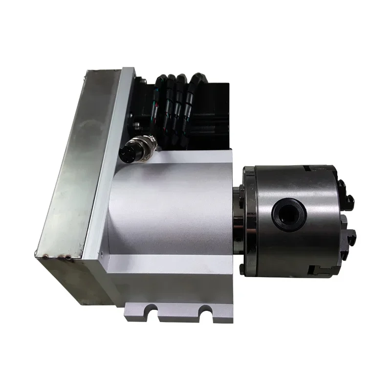 A Axis Rotary Axis Tailstock 4th Axis with 80mm 3-Jaws Chuck for Wood/metal CNC Router Milling Machine CNC3040 6040 6090