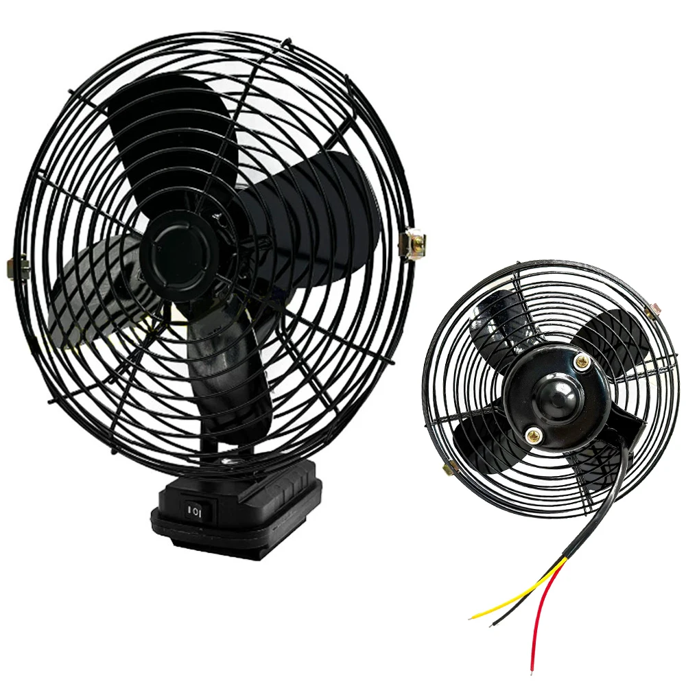 

Camping Fan Wireless 8 Inch with Dual Speed and Reversible Airflow for Outdoor Use Compatible with For Dayi 2106 Battery