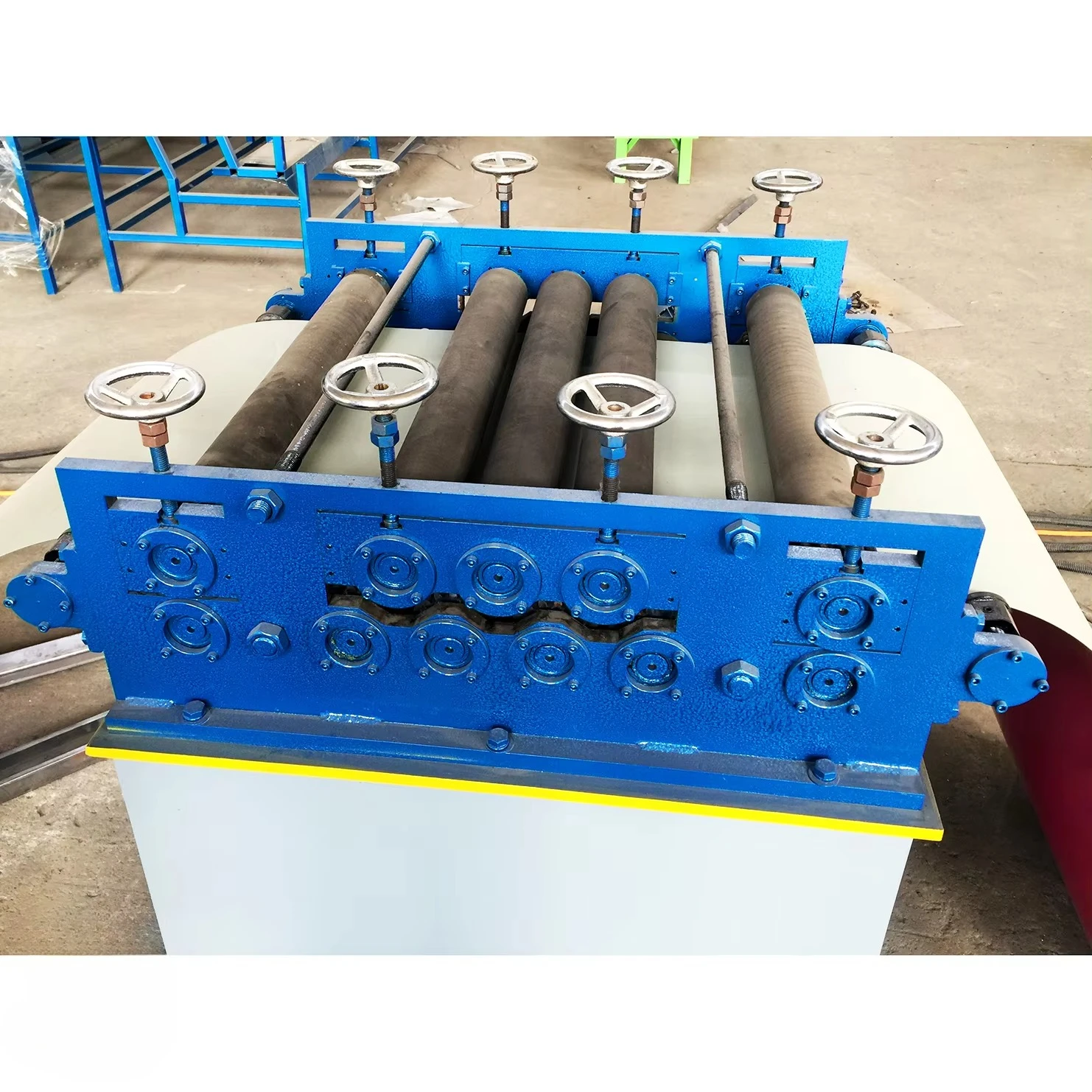 Industrial Bar Thread Rolling And Leveling Machine 5000kg Cutting Capacity 1 Year Warranty