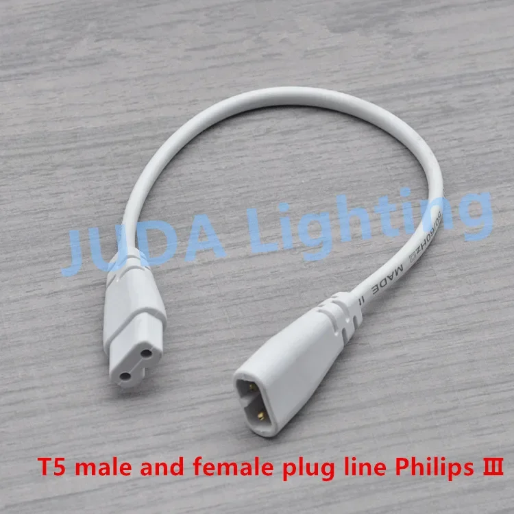 T4 T5 male female plug cable Power Cords  Extension Cords connection wire cable assemblies led tube electrical wire accessories