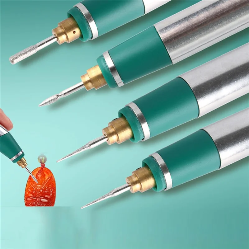 

N08R 1Set DIY Engraving Pen Engraving Tool Cordless Silver For Metal, Wood And Plastic