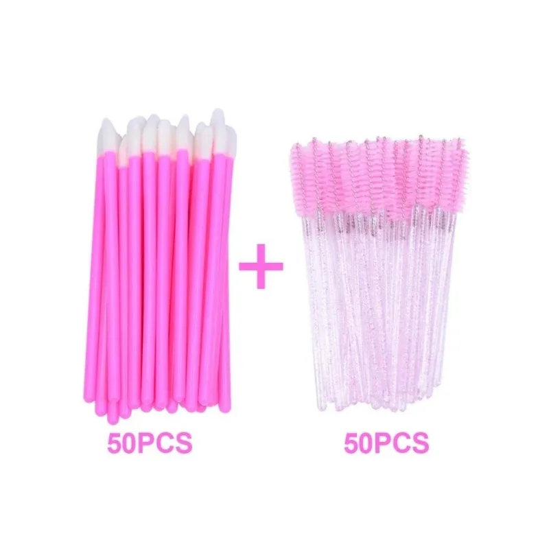 100개 속눈썹 미용 가짜 속눈썹 도구 속눈썹 광택 마스카라 완드 어플리케이터 메이크업 브러쉬 립 아이브로우용