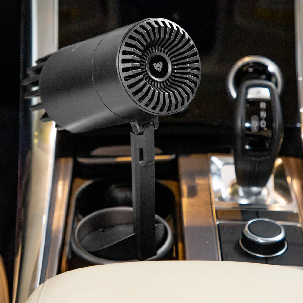 Small Por  Car Air Purifier with Washable Reusable Filter