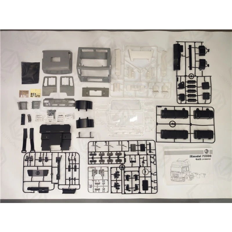 Symulacja nadwozia Shell Open The Mask dla 1/14 Tamiya RC Truck Car Man F2000 Diy Parts Toys