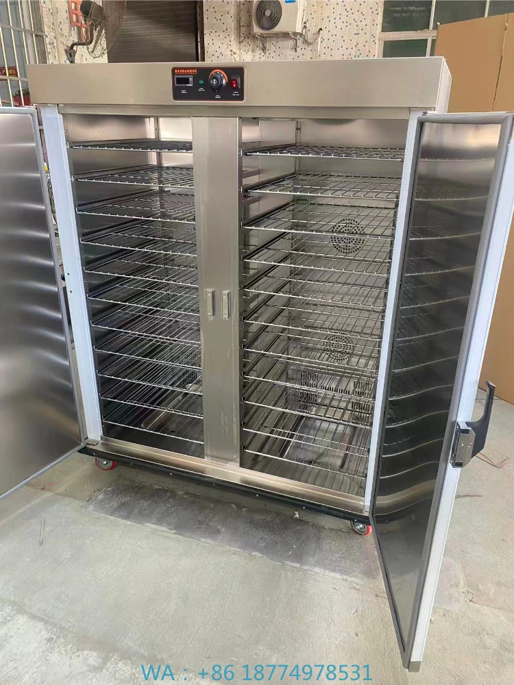 

Restaurant Hotel Party Banquet Glass 220v Motor for Bakery Use 22-Layer Double Door Electric Insulated Dining Car Cabinet for