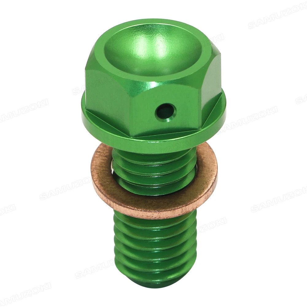 M10 Magnetic Oil Drain Plug Bolt Screw For Kawasaki KX450F KXF 450 2006-2015 2014 2013 KLX450R 2008-2009 2018-2019 92066-0038