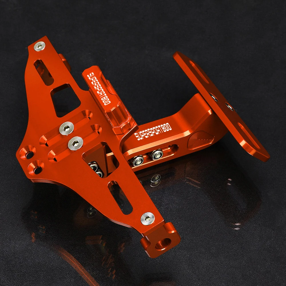 دراجة نارية ل DUCATI 800Supersport 800 Supersport 2003 حامل لوحة الترخيص رقم إطار اللوحة LED دعامة إضاءة بدوره إشارة #4