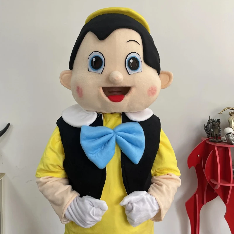 

Cosplay Cartoon Character Pinocchio Mascot Costume Advertising Ceremony Birthday Fancy Dress Party Animal Carnival Party Props