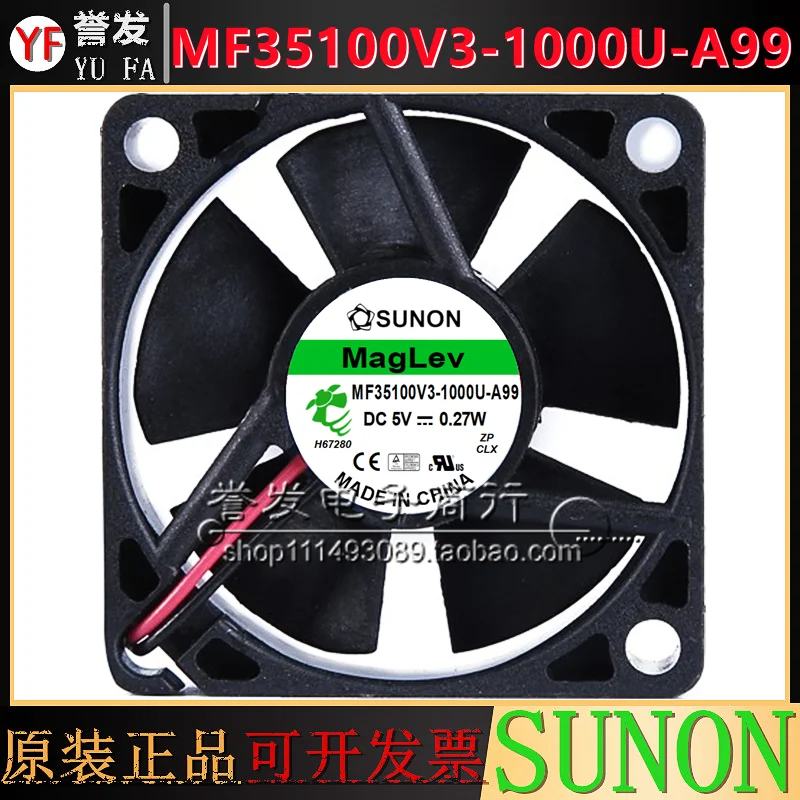 NEW ORIGINAL MF35100V3-1000U-A99 5V 0.27W 3510 35x35x10mm COOLING FAN RADIATOR