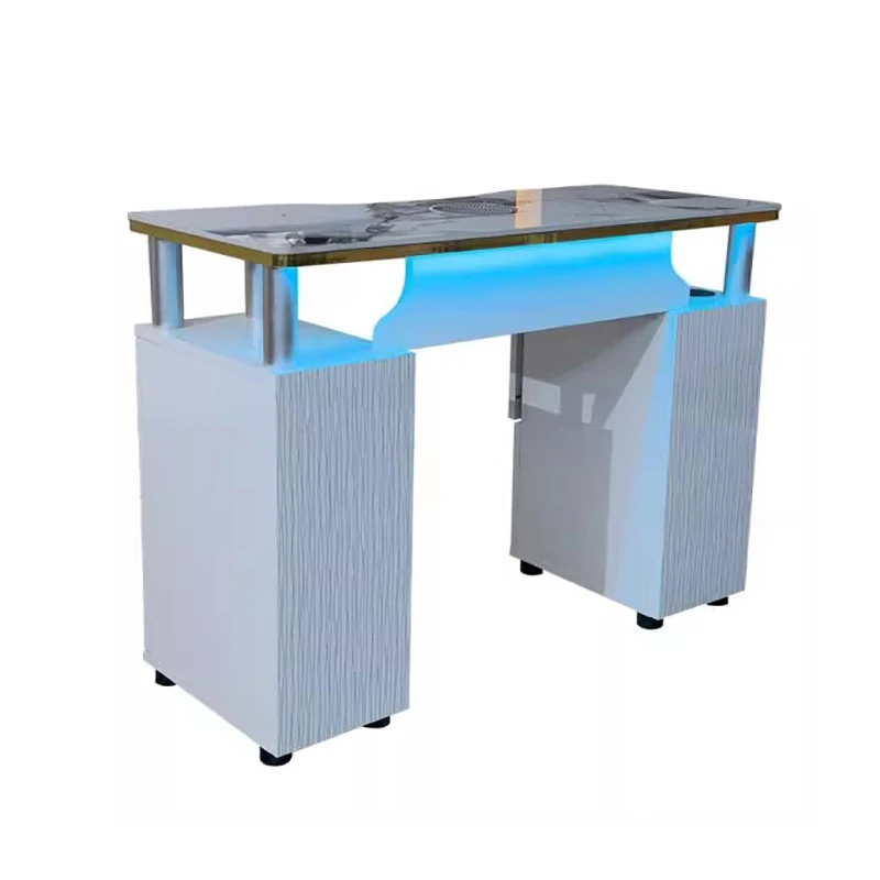 Modern Ornate Manicure Nail Table Elegant And Subtle Sturdy Trendy Manicure Nail Table Nordic Design Mesa Salon Furniture