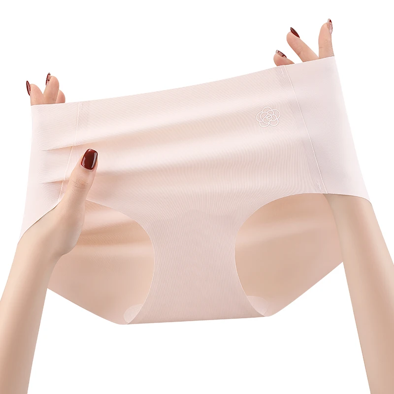 Ice Silk Women's Briefs Fashion Underwear for Women Triangular Panties Set Pack Lingerie Sexy Micro Lady Underpants Seamless