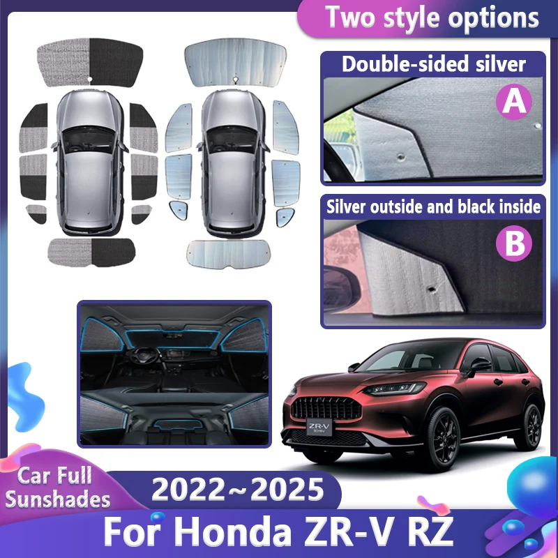 

Car Windows Full Visor For Honda ZRV ZR-V RZ 2022 2023 2024 2025 Sun Protection Windshield Sunshade Visor Cover Auto Accessories
