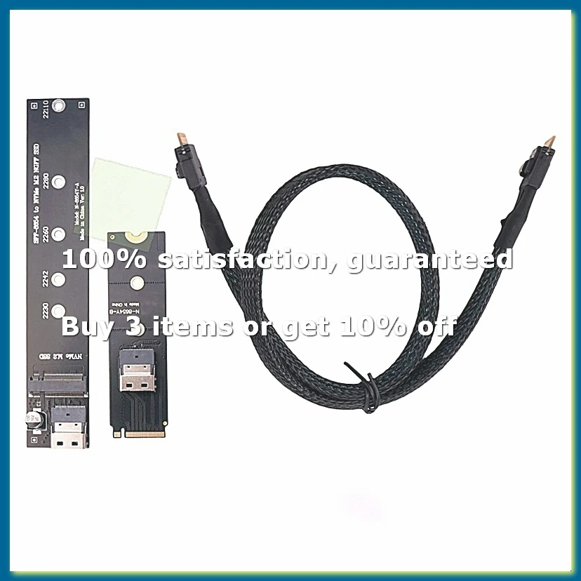 NGFF M.2 NVME M-Key SSD Male to Female Extension Cable 50cm