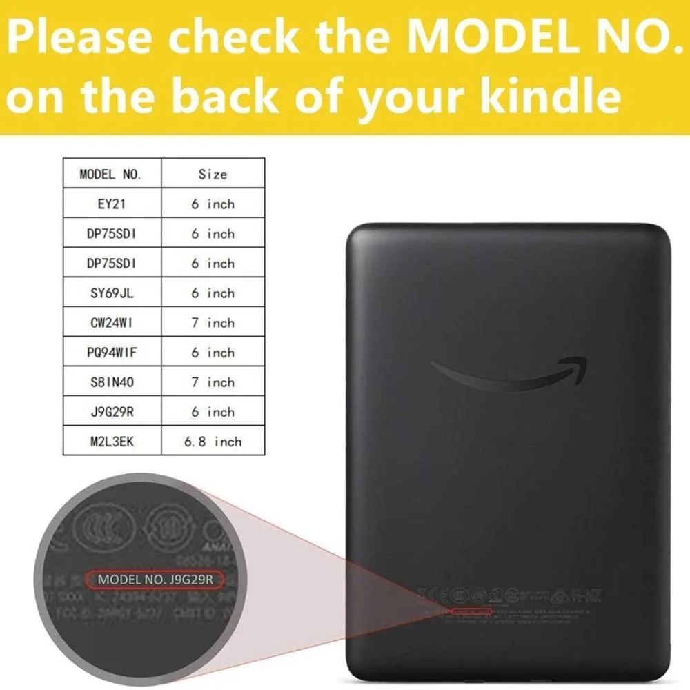 12th Generation 6-7inch e-Reader Sleeve Anti Scratch Waterproof Carrying Case Shockproof Portable for Kindle/Boox/Kobo