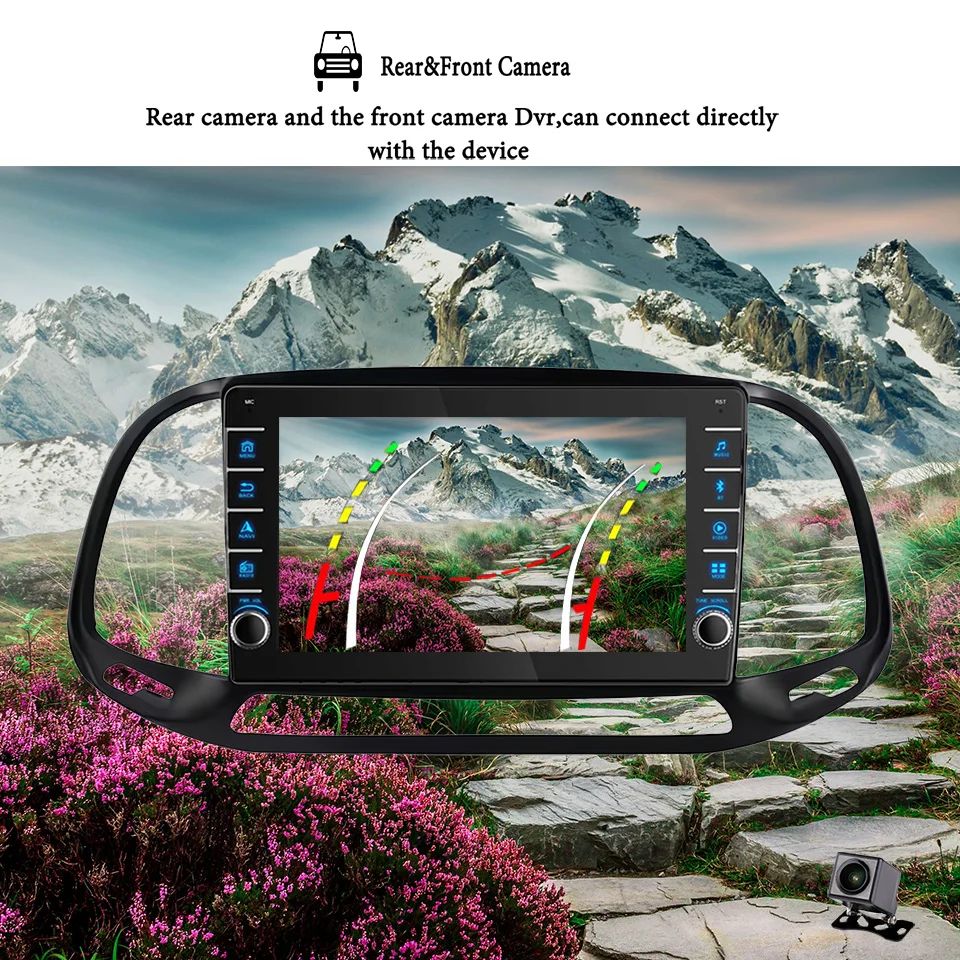 8G Ram 128G Android 14 For Fiat Doblo 2015 - 2020 Car Radio Audio Multimedia Stereo PC Tablet GPS Monitor 2Din DVD Carplay Auto