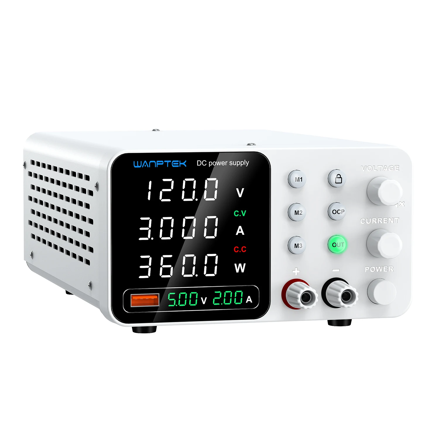 120V 3A BENCH DC ADJUSTABLE POWER SUPPLY,TPS-C1203B