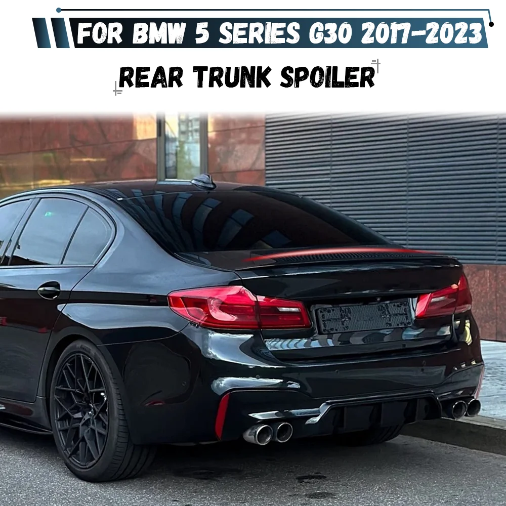 

Rear Spoiler Wing For BMW 5 Series G30 520i 530i 540i M550i M550d 2017-2023 M5 Rear Trunk Spoiler Caps Bodykits Tuning