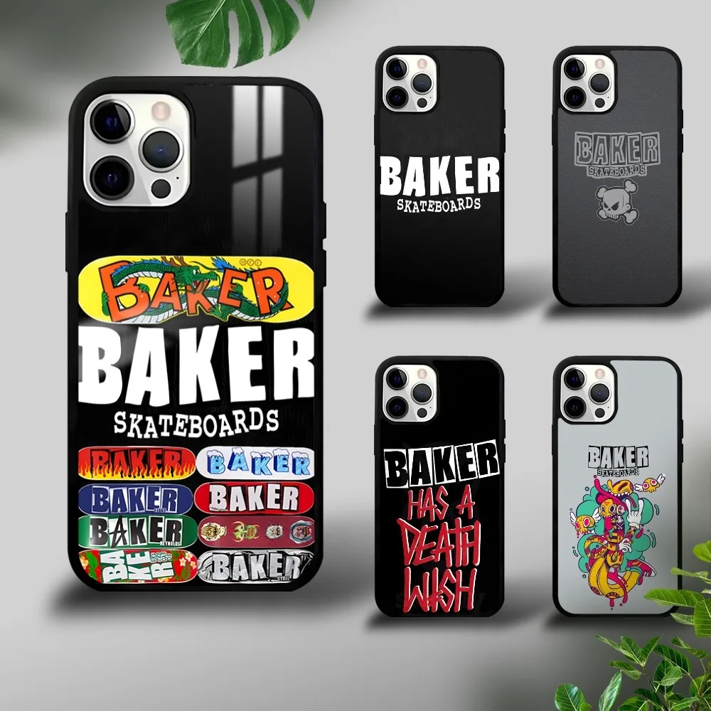 Skateboarding B-BakeRs Phone Case For iPhone 16 15 14 13 12 11 Pro Xs Max Mini Plus Celulares Hard Funda