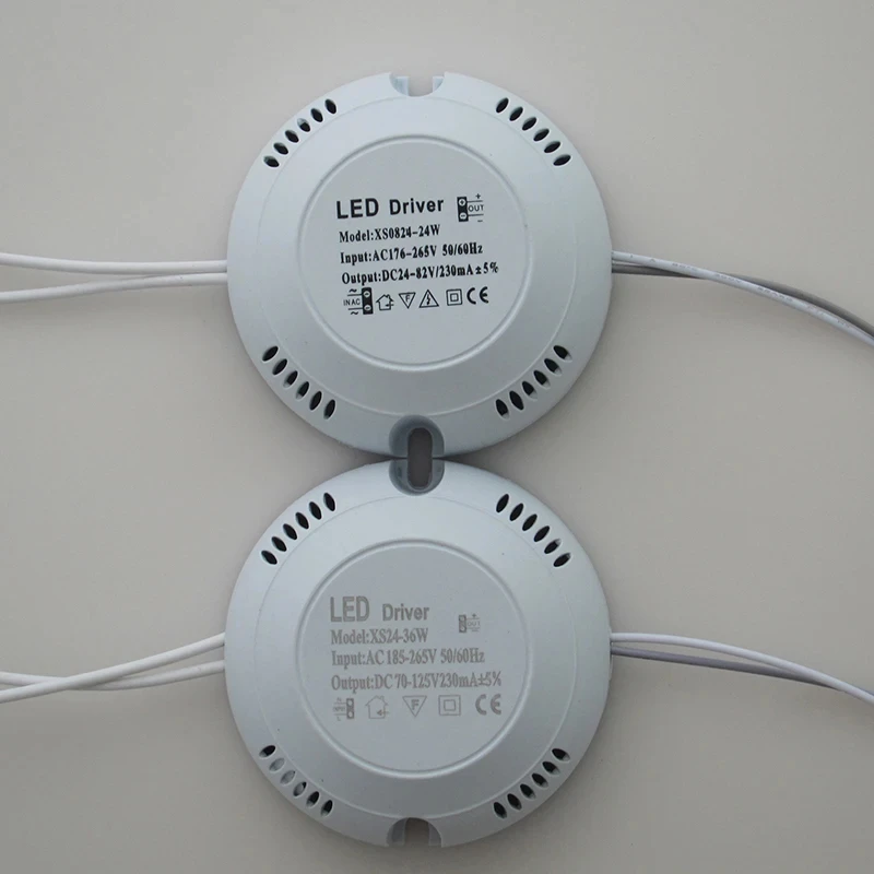 Driver LED AC 176-265V 8-24W Driver da soffitto Round Driver Lighting Transform per plafoniera lampadina accessori per l\'illuminazione