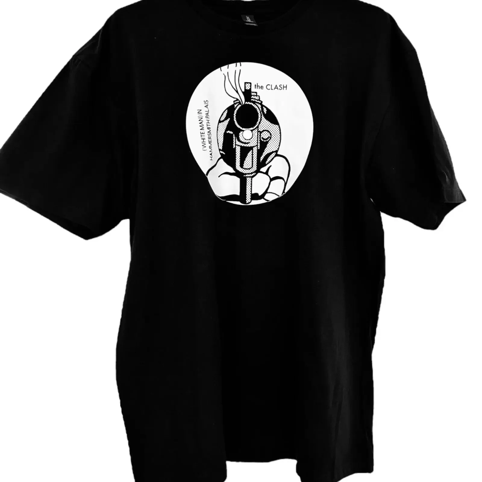 THE CLASH White Man in Hammersmith Palais S 4XL unofficial inspired by vintage Washed Soft Breathable Top For Everyday Wear