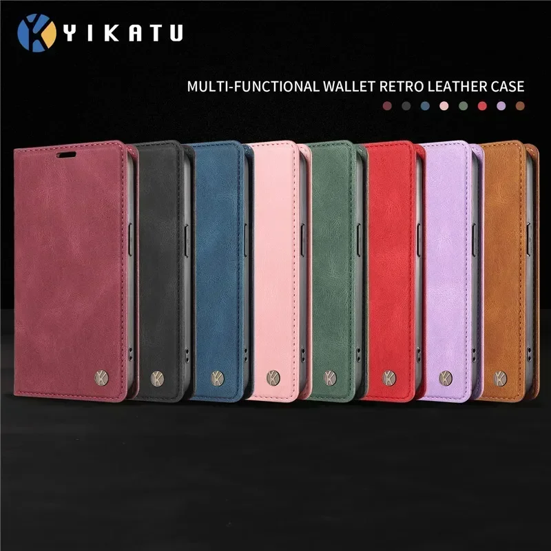 Luxury Wallet Leather Protect Case For OPPO Reno12 F 5G Reno 12F 12 Reno12 Pro 12Pro Reno12F 5G Coque Cases Magnetic Flip Cover