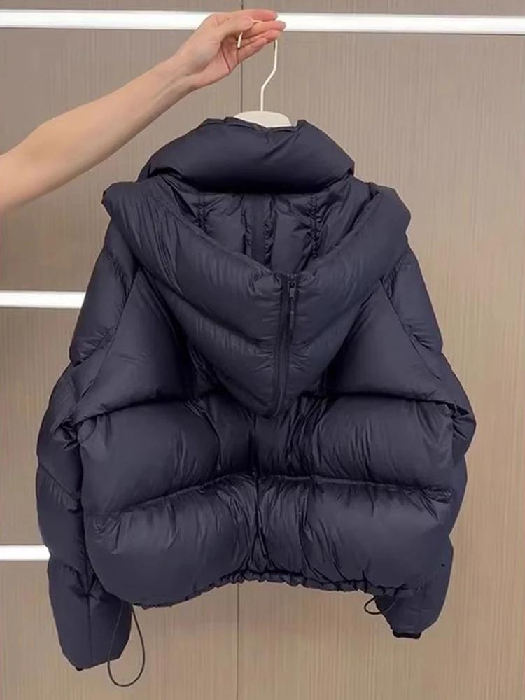 

Куртка женская демисезонная из утепленного хлопка в корейском стиле, модная, универсальная, теплая, с эффектом «пуховика»